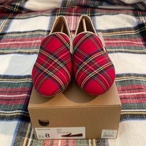 J Crew Tartan Loafers